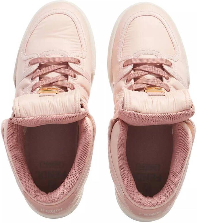 Fendi Sneakers Baguette Logo Sneakers in poeder roze