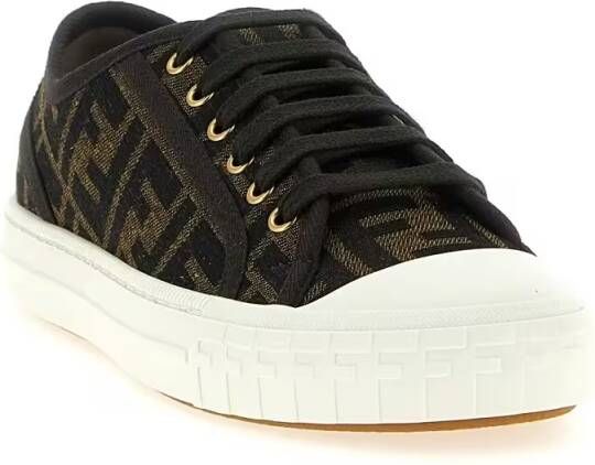 Fendi Sneakers FF Low Top Sneakers in zwart