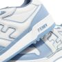 Fendi Sneakers Lace Up Leather Sneakers in blauw - Thumbnail 1