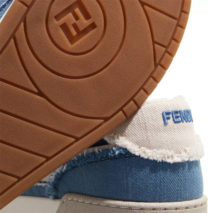 Fendi Sneakers Low-Top Denim Sneaker in blauw