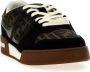 Fendi Stoffen lage sneakers met suède inzetstukken - Thumbnail 2