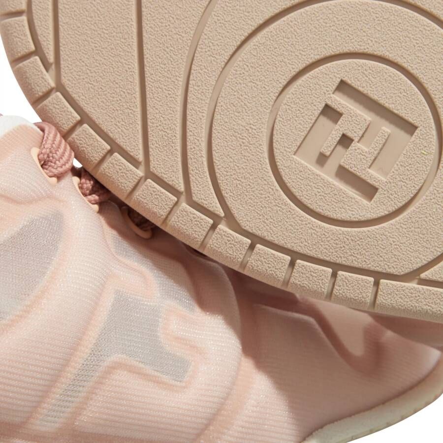 Fendi Sneakers Match Low-Top in poeder roze