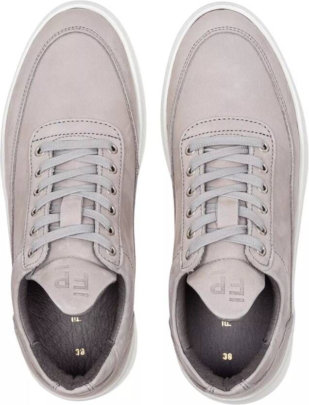 Filling Pieces Sneakers Low Top Ripple Nubuck in grijs