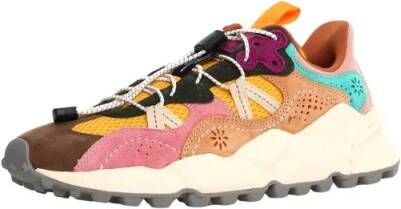 Flower Mountain Low-Top Sneakers Dynamic Technical Fabric Sneakers With Multicolore in meerkleurig