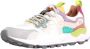 Flower Mountain Low-Top Sneakers Multicolored Suede And Technical Fabric Sneakers in meerkleurig - Thumbnail 1