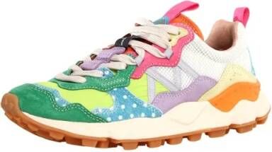 Flower Mountain Low-Top Sneakers Multicolored Suede Sneakers With Antibacterial Ins in meerkleurig