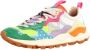 Flower Mountain Low-Top Sneakers Multicolored Suede Sneakers With Antibacterial Ins in meerkleurig - Thumbnail 1