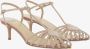 FRANCESCO RUSSO Sandalen Shiny Leather Cage Sandals in roze - Thumbnail 1