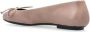 Furla Beige Leather Ballerina Flats in bruin - Thumbnail 2