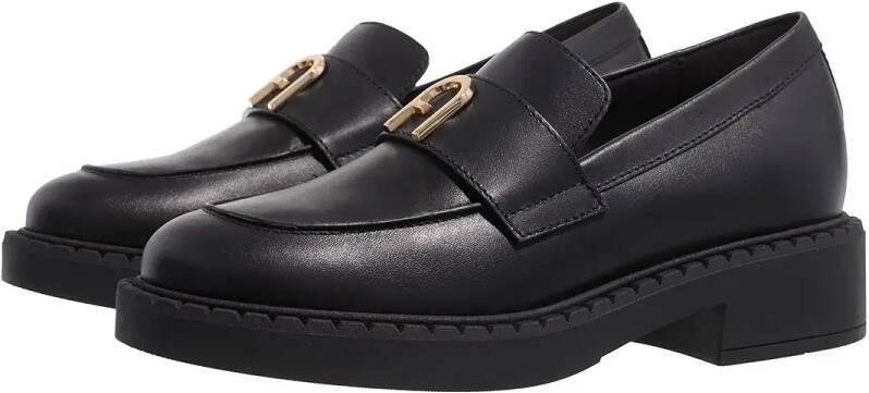 Furla Loafers Vitello in zwart