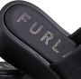 Furla Zwarte leren slippers met rubberen zool Black Dames - Thumbnail 4