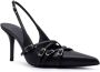 Gia Borghini Hoge hakken GIABORGHINI Schwarze Pumps mit Schnallendetails in zwart - Thumbnail 1
