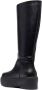 Gia Borghini Boots Black Slip-On Boots With Platform In Smooth Leathe in zwart - Thumbnail 2