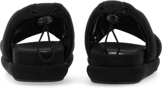 Gia Borghini Sandalen Chunky Sandal With Drawstring Closure in zwart