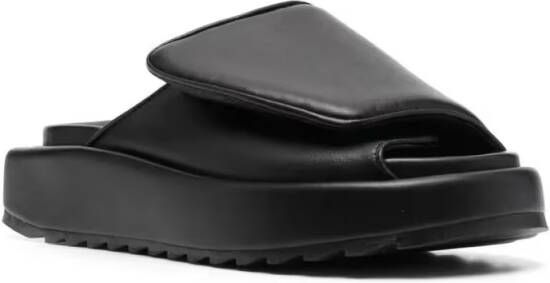 Gia Borghini Sandalen Gia 1 New Leather Slides in zwart