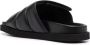 Gia Borghini Zwarte leren casual open flats muilezels Black Dames - Thumbnail 2