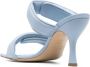 Gia Borghini Slippers & Mules Perni 03 New Leather Mules in blauw - Thumbnail 1