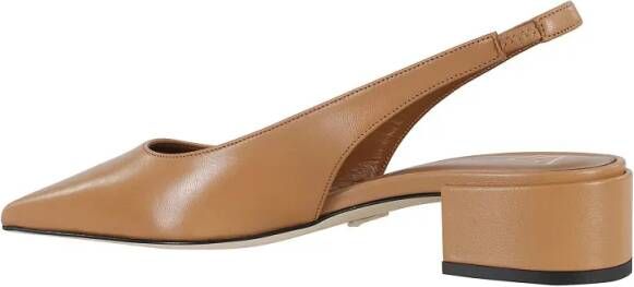 Giampaolo Viozzi Hoge hakken Pointed Toe Slingback Shoes in bruin