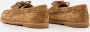 Gianvito Rossi Beige Suede Loafers in bruin - Thumbnail 1