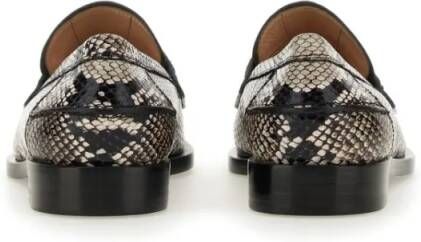 Gianvito Rossi Borneo Leather Loafer in meerkleurig