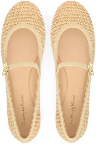 Gianvito Rossi Carla Ballerina in beige