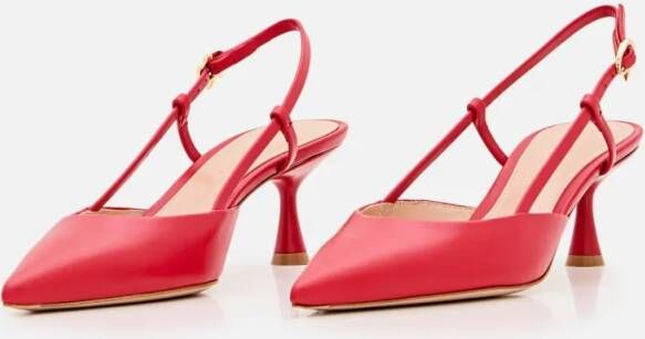 Gianvito Rossi Hoge hakken Ascent 55 Slingback in rood