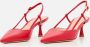 Gianvito Rossi Hoge hakken Ascent 55 Slingback in rood - Thumbnail 1