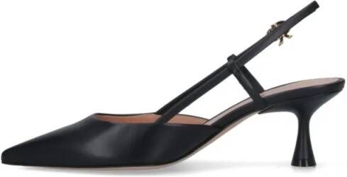 Gianvito Rossi Hoge hakken "Ascent 55" Slingback Pumps – Black in zwart