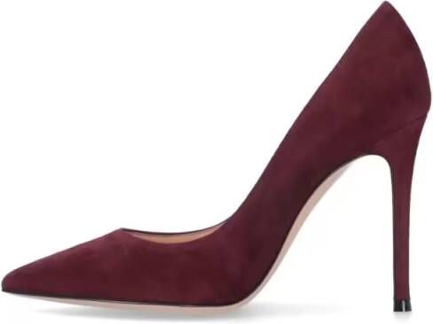 Gianvito Rossi Hoge hakken Gianvito 105 Pumps – Bordeaux in rood