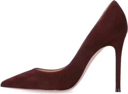 Gianvito Rossi Hoge hakken Gianvito 105 Pumps – Dark Brown in bruin