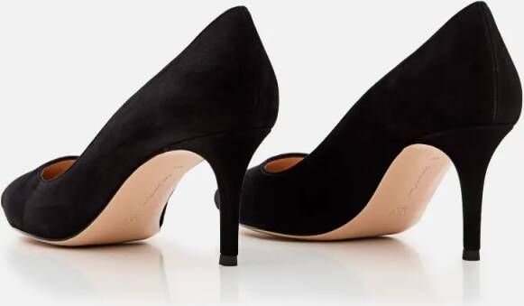 Gianvito Rossi Hoge hakken Gianvito 70 Suede Pumps in zwart