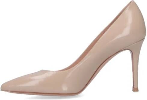 Gianvito Rossi Hoge hakken "Gianvito 85" Pumps – Beige in beige