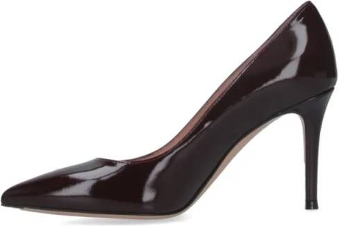 Gianvito Rossi Hoge hakken "Gianvito 85" Pumps – Brown in bruin