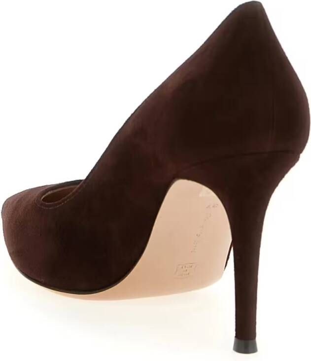 Gianvito Rossi Hoge hakken Gianvito' Pumps in bruin