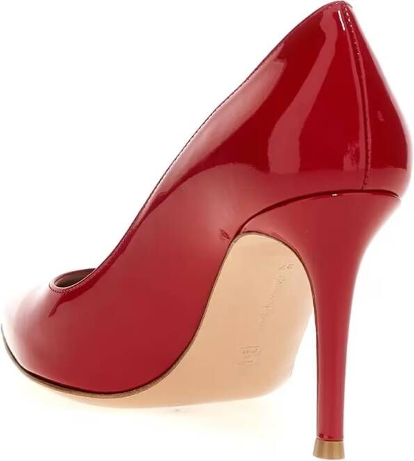 Gianvito Rossi Hoge hakken 'Gianvito' Pumps in rood