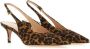 Gianvito Rossi Hoge hakken "Robbie" Slingback in bruin - Thumbnail 1