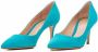 Gianvito Rossi Hoge hakken Turquoise Suede Pumps in blauw - Thumbnail 1