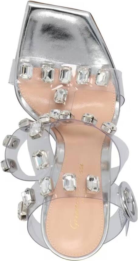 Gianvito Rossi Sandalen 'Glass' Sandals in zilver