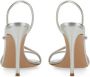 Gianvito Rossi Sandalen High-Stiletto Nappa Sandals With Straps in zilver - Thumbnail 1