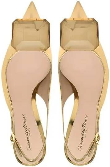 Gianvito Rossi Sandalen Jaipur Sling 85 in goud