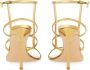 Gianvito Rossi Sandalen "Mondry" Sandal in goud - Thumbnail 1