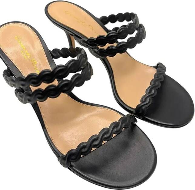 Gianvito Rossi Slippers & Mules Kay Mules 70 in zwart