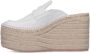 Gianvito Rossi Wedge Espadrilles – White in wit - Thumbnail 1