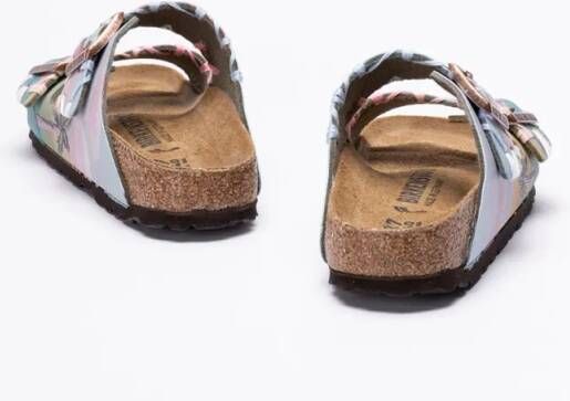 Gio Giovanni Gerosa Sandalen Two-Strap Leather Sandals in meerkleurig