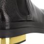 Giuseppe zanotti Zwarte Leren Bootie met Gouden Accenten Black Dames - Thumbnail 2