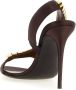 Giuseppe zanotti Sandalen 'Gz Dafne' Sandals in bruin - Thumbnail 1