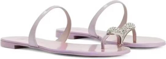Giuseppe zanotti Sandalen Nuvo Roll 10 Flat Sandal in paars