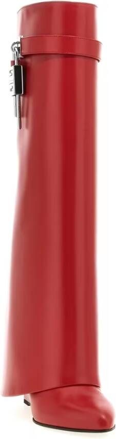 Givenchy Boots 'Shark Lock' Boots in rood