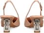 Givenchy Cube Slingback Pumps Leer Amandel Teen Beige Dames - Thumbnail 2