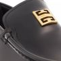 Givenchy Zwarte Leren Loafers met Gouden Logo Plaque Black Dames - Thumbnail 1